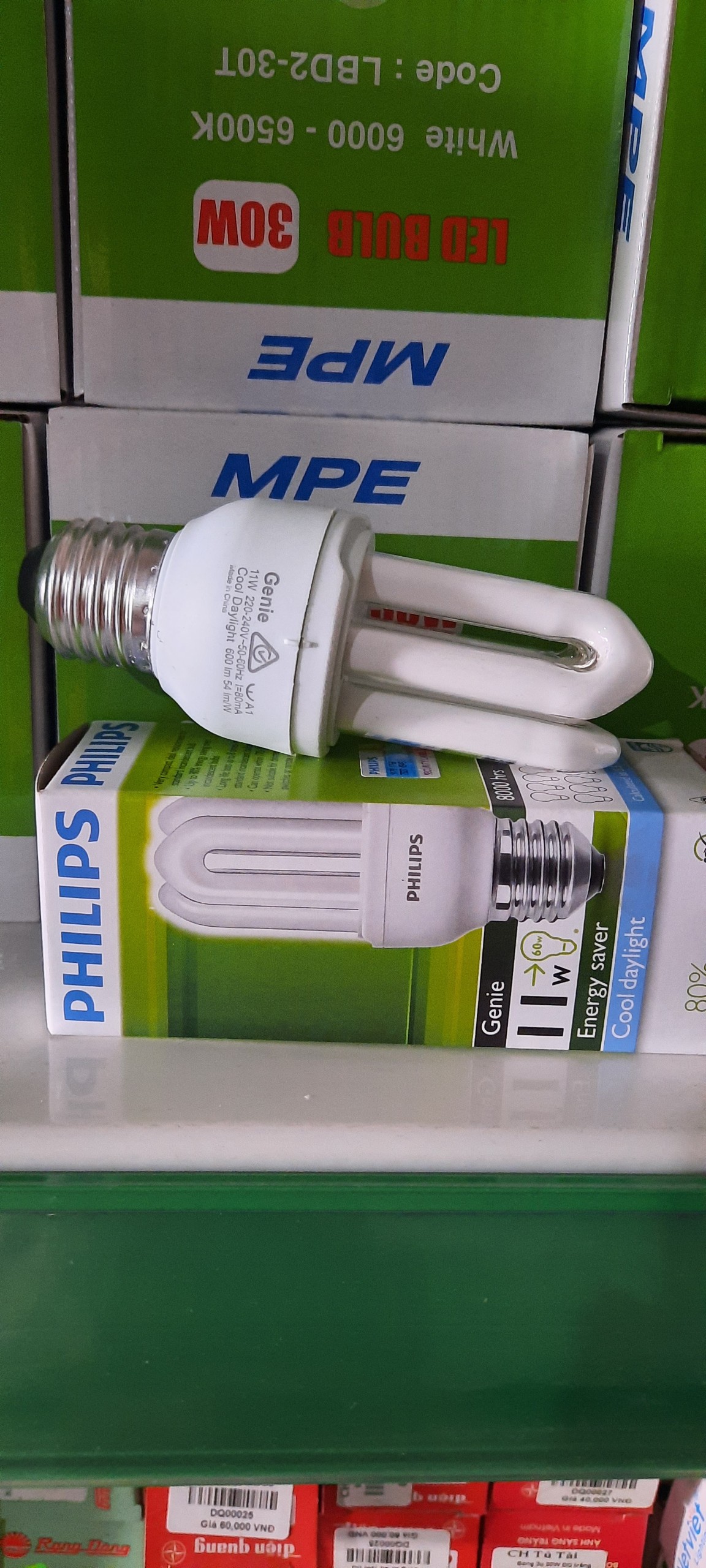 Bóng compact philips - 3u 11w