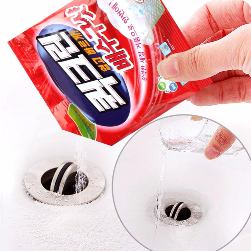 BỘT THÔNG CỐNG BỒN RỬA MẶT RỬA BÁT HÀN QUỐC 40GR