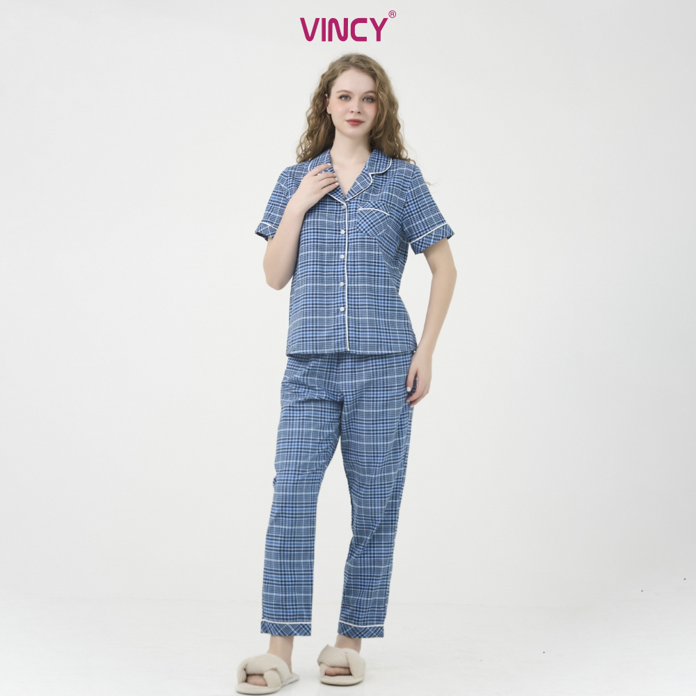 [Mua 3 giảm 20%, mua 2 giảm 15%] Bộ Đồ Kate Dài Nữ Vincy Thoáng Mát BKD135W01