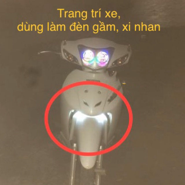Đèn Led Xi Nhan xe máy nút áo( giá 1 đôi)