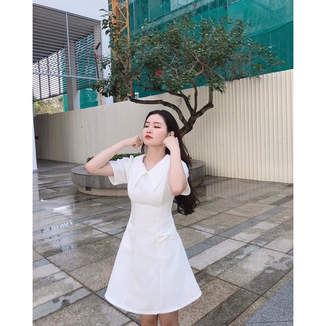 [3-5/8 Hoàn Tiền 25%]Đầm túi nơ Cindy