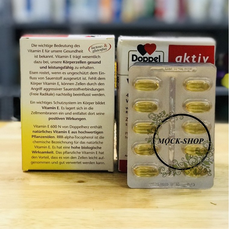 Vitamin E 600 hộp 40 viên của Đức