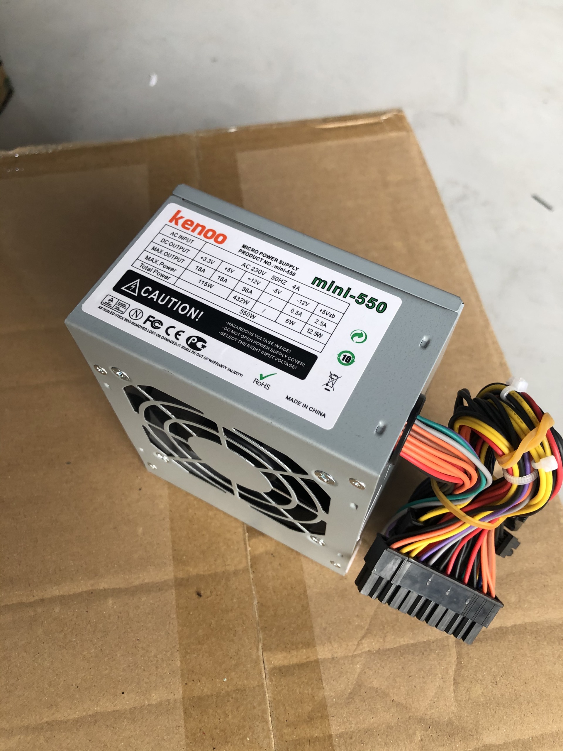 Nguồn máy tính Mini Kenoo ATX550