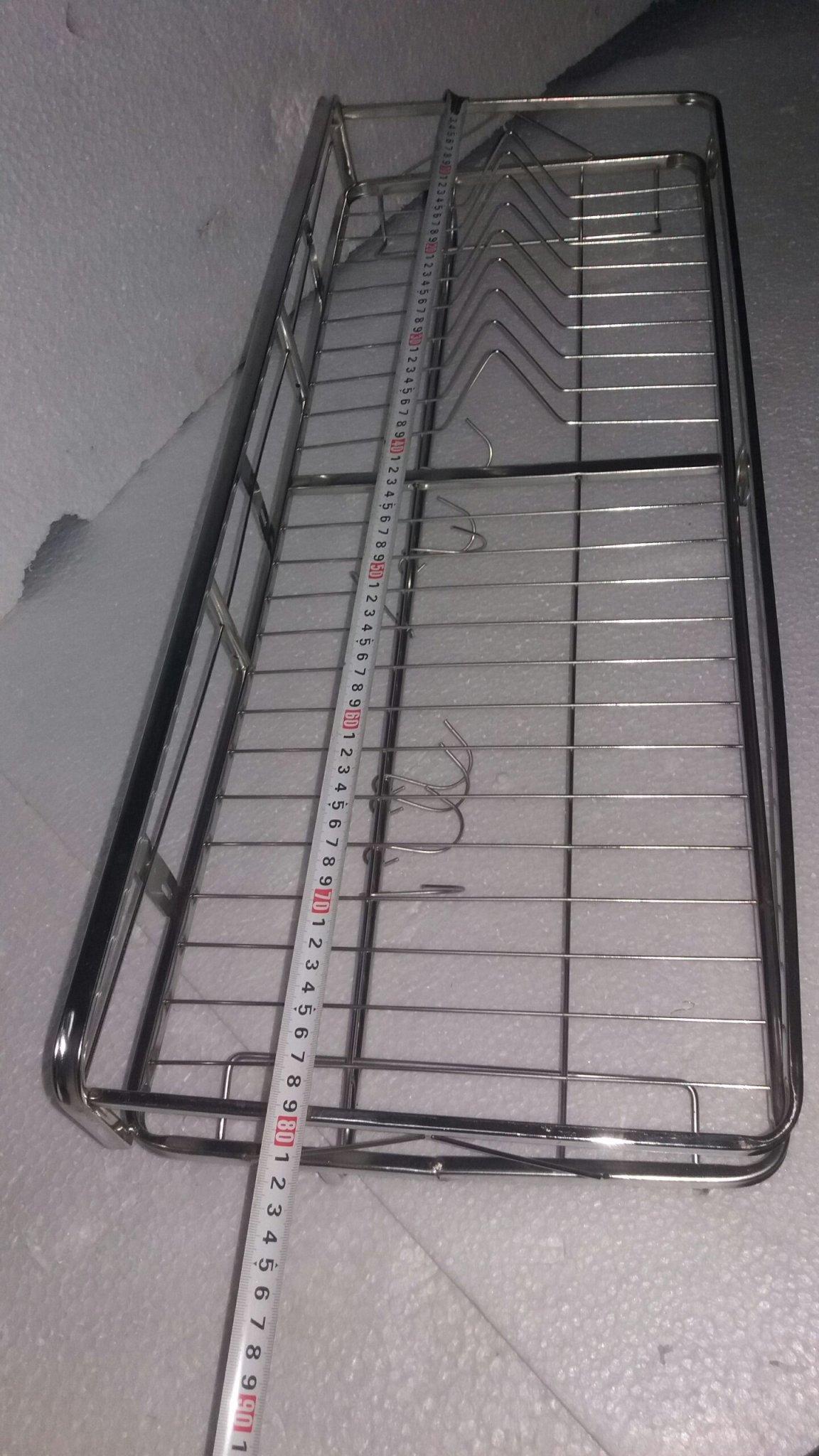 [HCM]KỆ ĐỂ ÚP CHÉN BÁT 1 TẦNG INOX - RO38LD