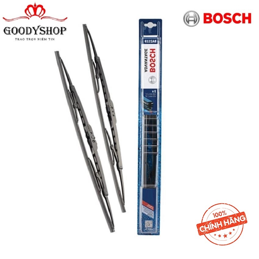 Bộ 2Gạt Mưa xe KIA Cerato 2017 Bosch Advantage : 14inch 35cm và 26inch65cmGOODYSHOP