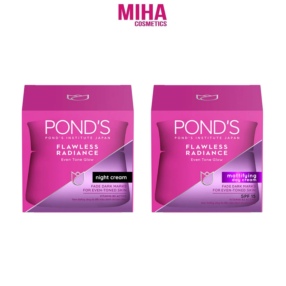 Kem Pond's Cao Cấp FLAWLESS RADIANCE DERMA+ Ngày Hoặc Đêm 50g