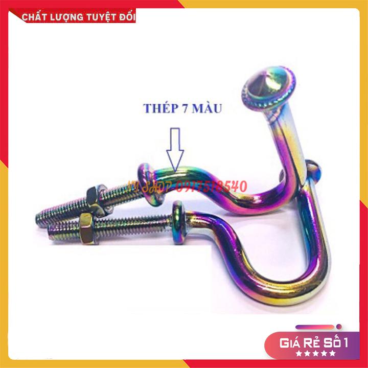 MÓC TREO ĐỒ 7 MÀU CHẤM HỎI CHO CÁC LOẠI XE ( GIÁ 1 CHIẾC )