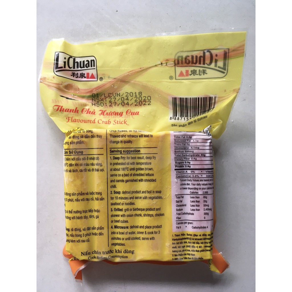 Thanh chả cua Lichuan 250g
