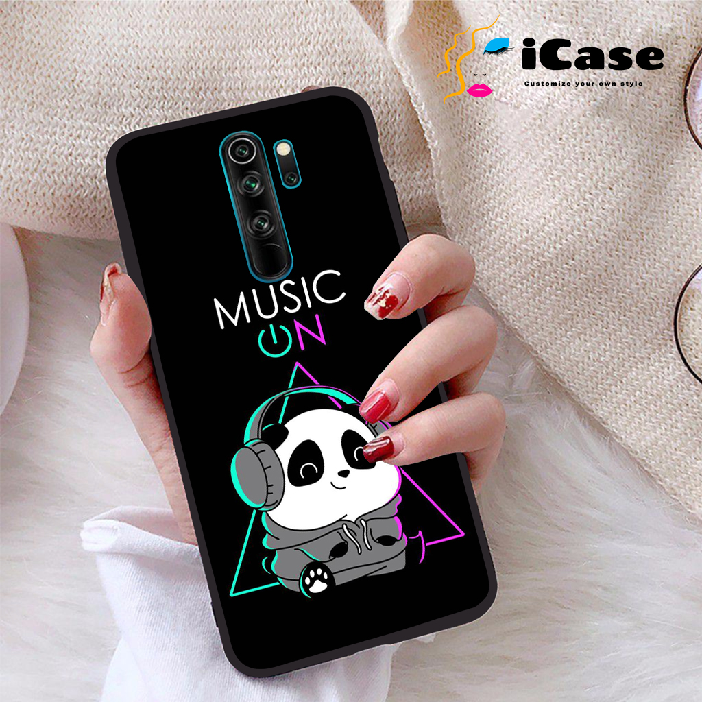 Ốp lưng Xiaomi Redmi Note 8 Pro viền dẻo TPU BST Panda