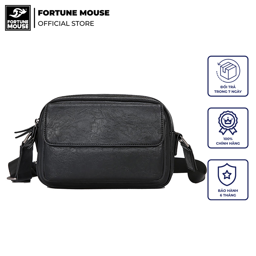 Túi Đeo Chéo Unisex Messbag Da Pu Fortune Mouse DA001