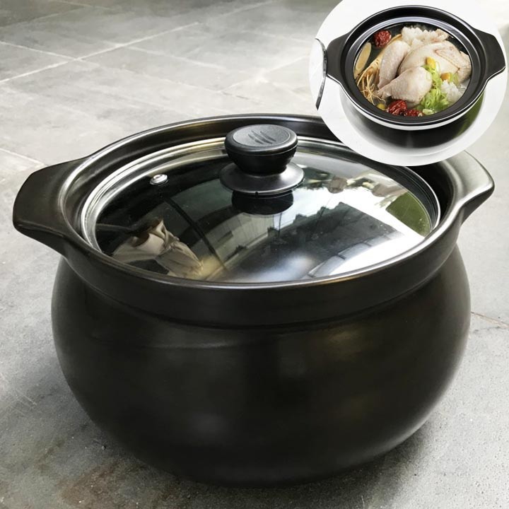 Nồi đất hầm thịt - gà 3 lít