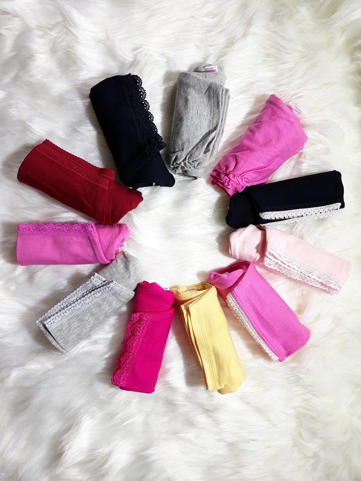 Combo 5 Quần Legging Ngố Trơn BG 8-22kg