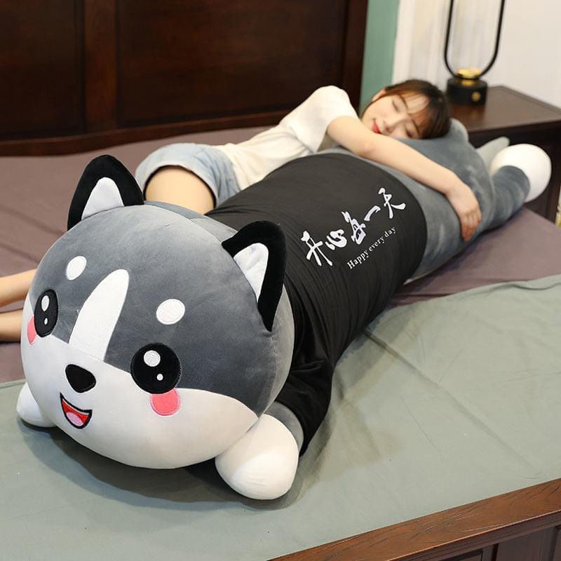 Chó Husky Nhồi Bông Mặt Ngáo Siêu Đẹp