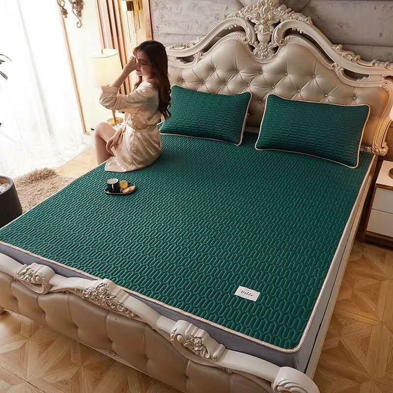 (TẶNG 2 VỎ GỐI ) Chiếu Điều Hòa Cao Su Non-vỏ là vải lụa thoáng khí