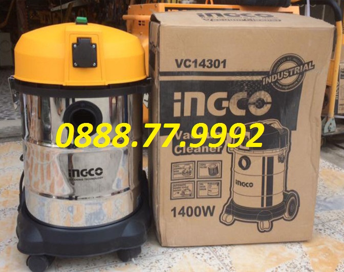 1400w máy hút bụi nước ingco vc14301