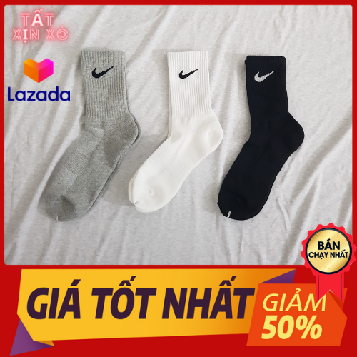Combo 9 đôi Tất Thể Thao Cao cổ  ( 3 Nike , 2 Champion, 3 Vans , 1 puma))