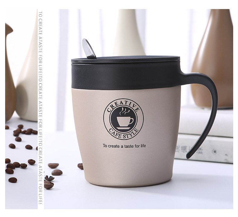 Cốc pha cà phê - Cốc pha cafe inox 304 Creative 330ml - Ly giữ nhiệt cà phê - Ly tự pha ca fphee dành cho văn phòng [RẺ VÔ ĐỊCH]