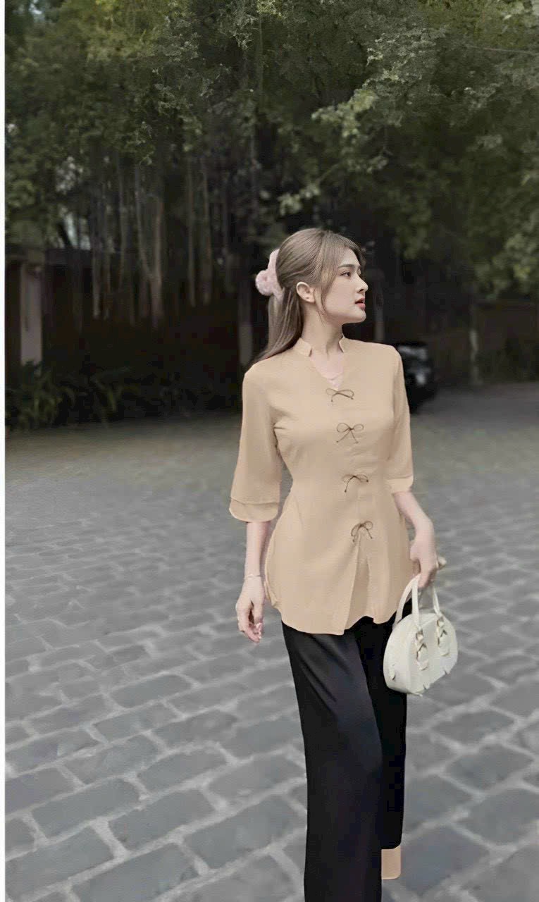 Sét bà ba cổ tàu nút mây