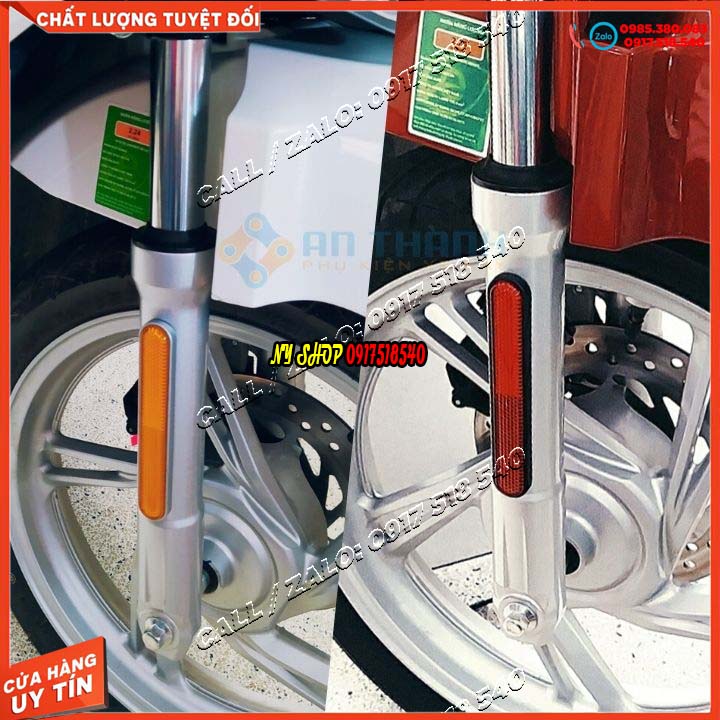 MẮT PHẢN QUANG DÀI DÁN PHUỘC XE MÁY ( giá 1 cặp )
