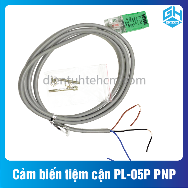 Cảm biến tiệm cận pl-05p pnp màu xanh dung trong lĩnh vực điện tử