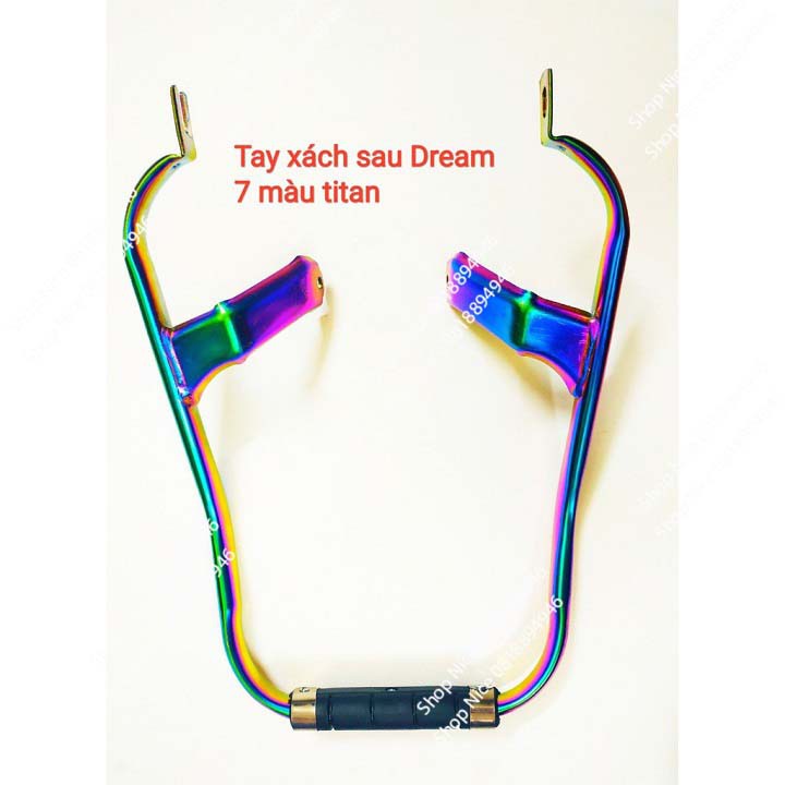 Tay dắt cảng sau xe máy Dream 7 màu titan
