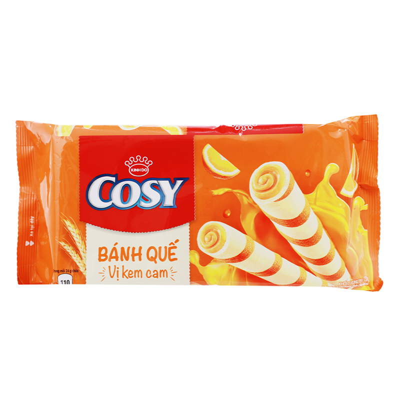 Bánh quế Cosy Kinh Đô vị cam 135g (date mới nhất)