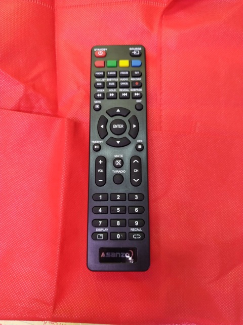 REMOTE ĐIỀU KHIỂN TIVI ASANZO LCD ZIN [Giao hàng toàn quốc BH 12 tháng]