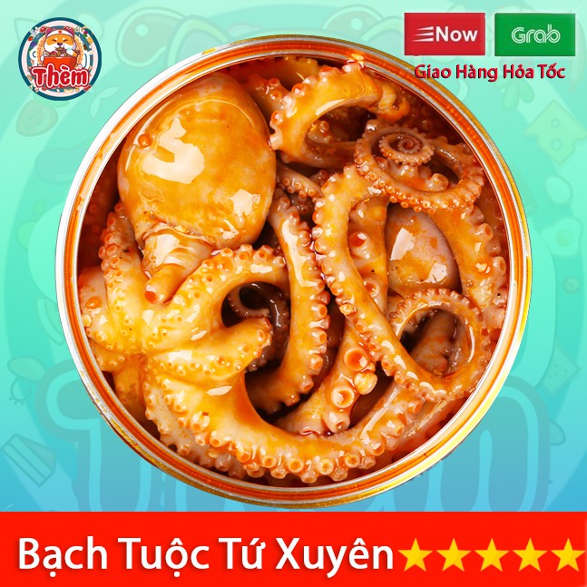 Bạch tuộc sốt cay đóng hộp