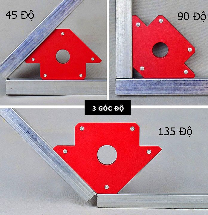Ke hàn góc Nam Châm cực lớn size đại, Ke góc nam châm hít mạnh 12kg, 22kg, 33kg ê ke hít