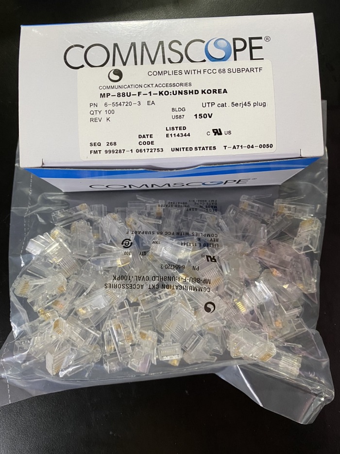Hạt Mạng rj45 Cat6 Commscope