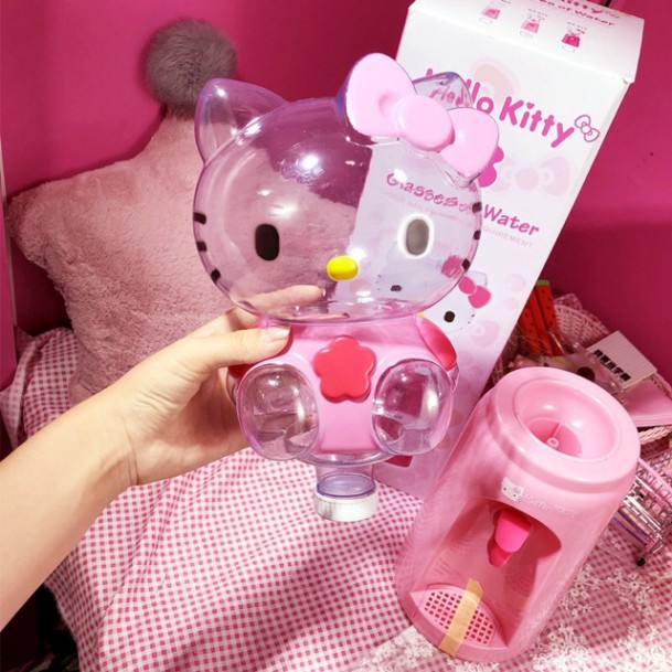 [HÀNG CHUẨN SỐ 1] Bình nước mini doremon, hello kitty cao cấp loại 2 lít cho bé.150A.VM