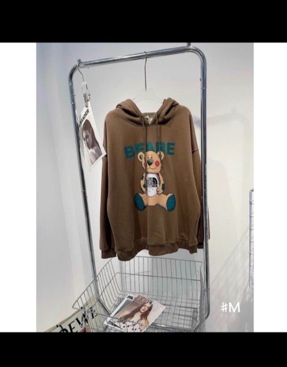 Áo hoodie nam nữ,Áo sweater nỉ nam nữ from rộng Unisex chất nỉ ngoại siêu dày dặn in hình GẤU
