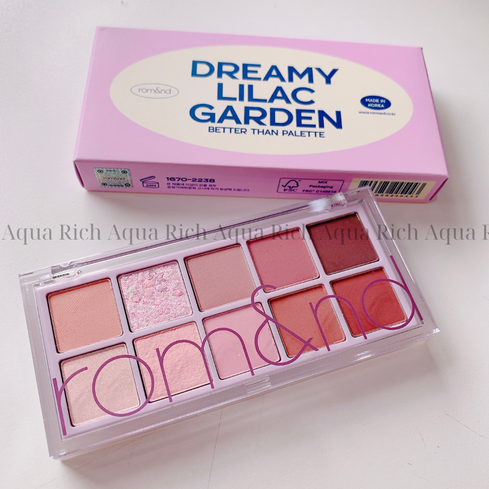 Bảng Phấn Mắt 10 Ô Romand Better Than Eye Palette - Nhũ - Phấn [00 - 01 - 02 - 07 - 08 - 09]
