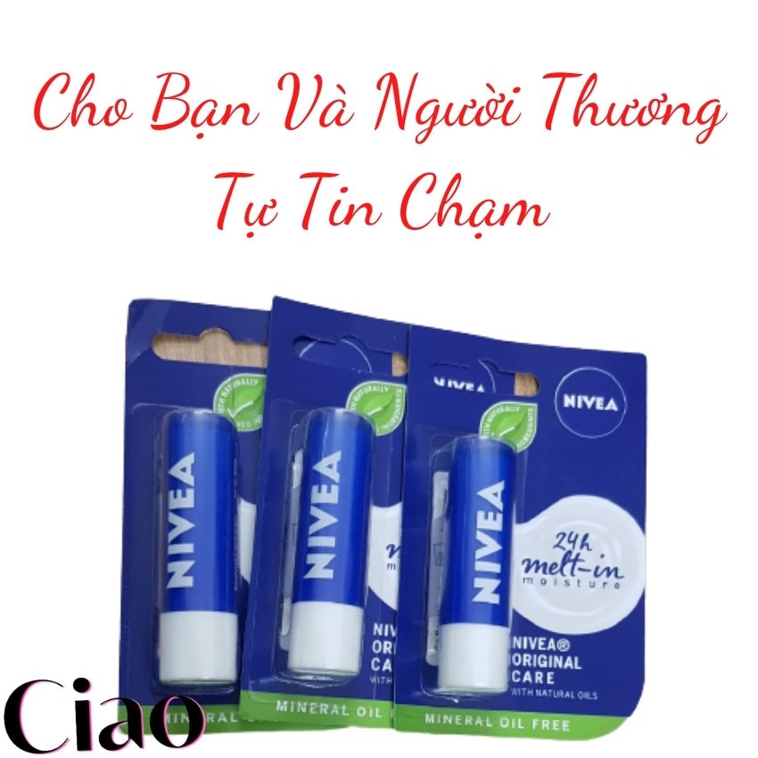 Son Dưỡng Ẩm Nivea Không Màu