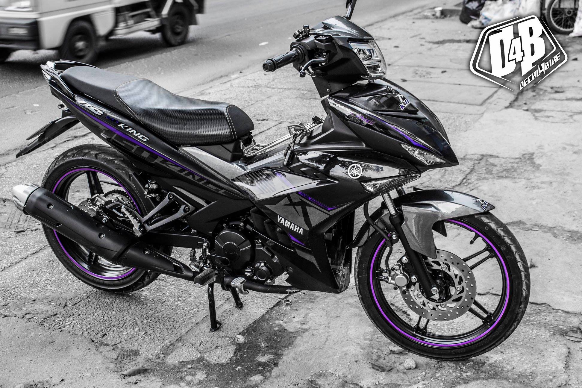 Tem rời dán xe ex 150 Mxking chỉ xanhdecal CROM