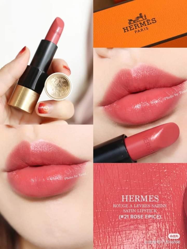Son 𝐇𝐄𝐑𝐌𝐄𝐒 𝟐𝟏 - 𝐑𝐨𝐬𝐞 𝐄𝐩𝐢𝐜𝐞 ( sắc hồng khô )