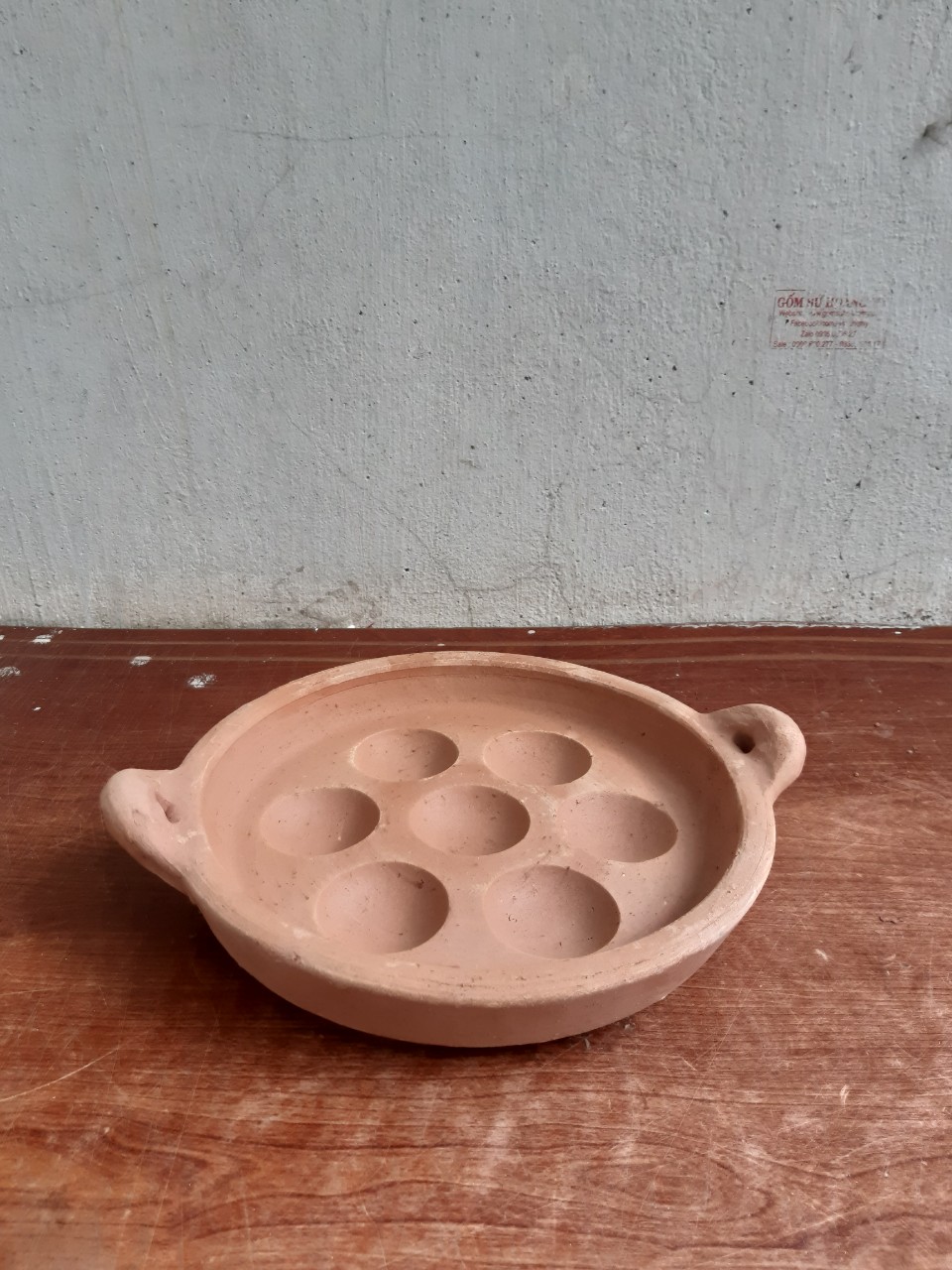 khuôn bánh khọt 7 lổ không nắp