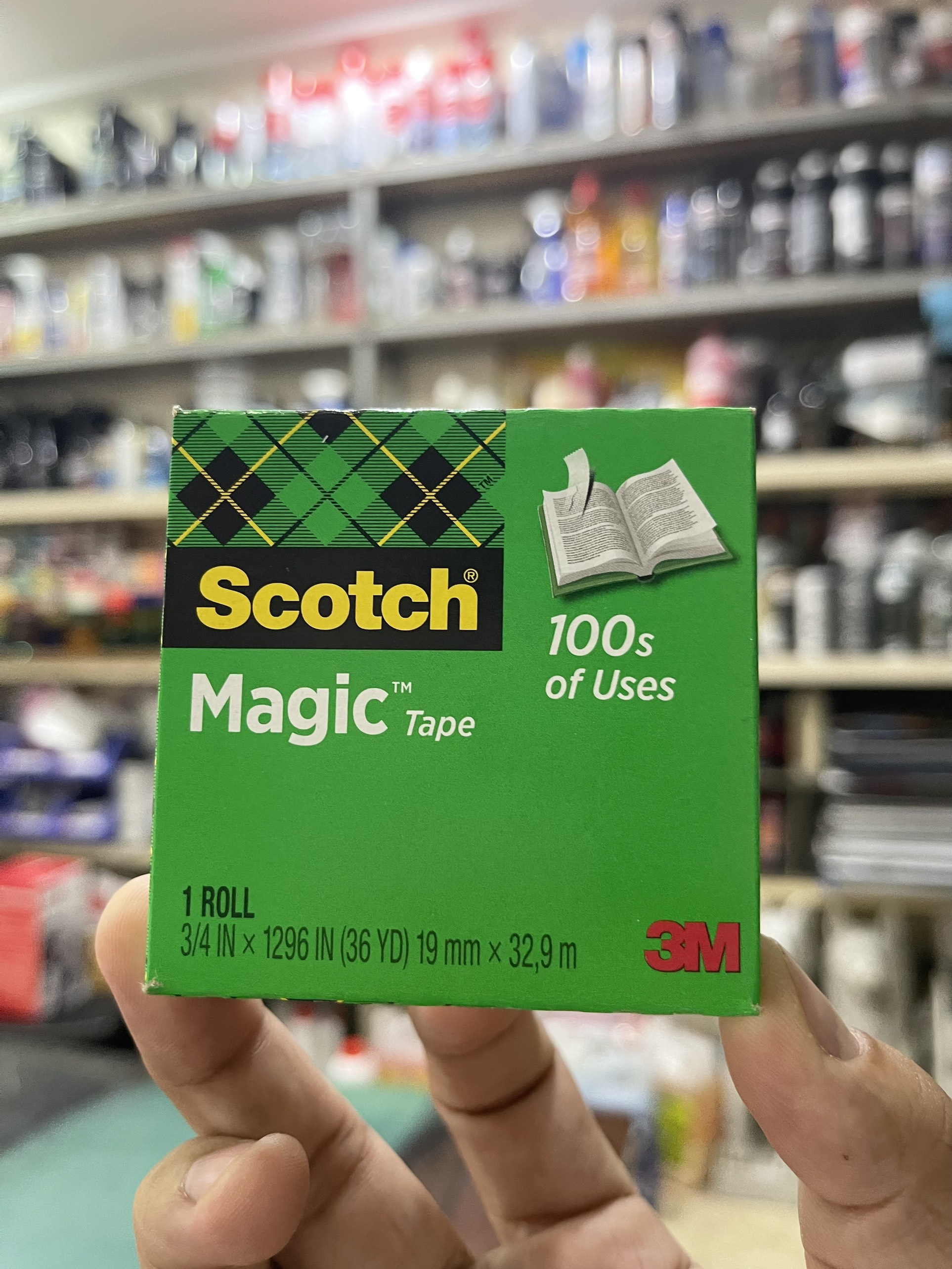 Bộ 3 cuộn băng keo 3M 810 Scotch Magic Tape