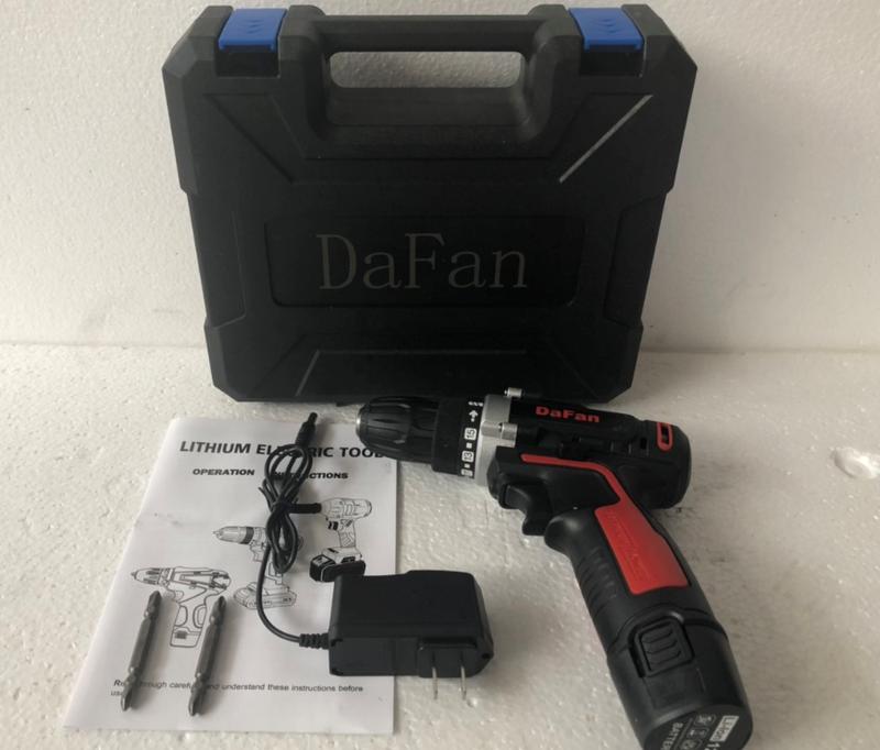 DAFAN 12V KHOAN PIN GIÁ ƯU ĐÃI, kèm 2 mũi vít