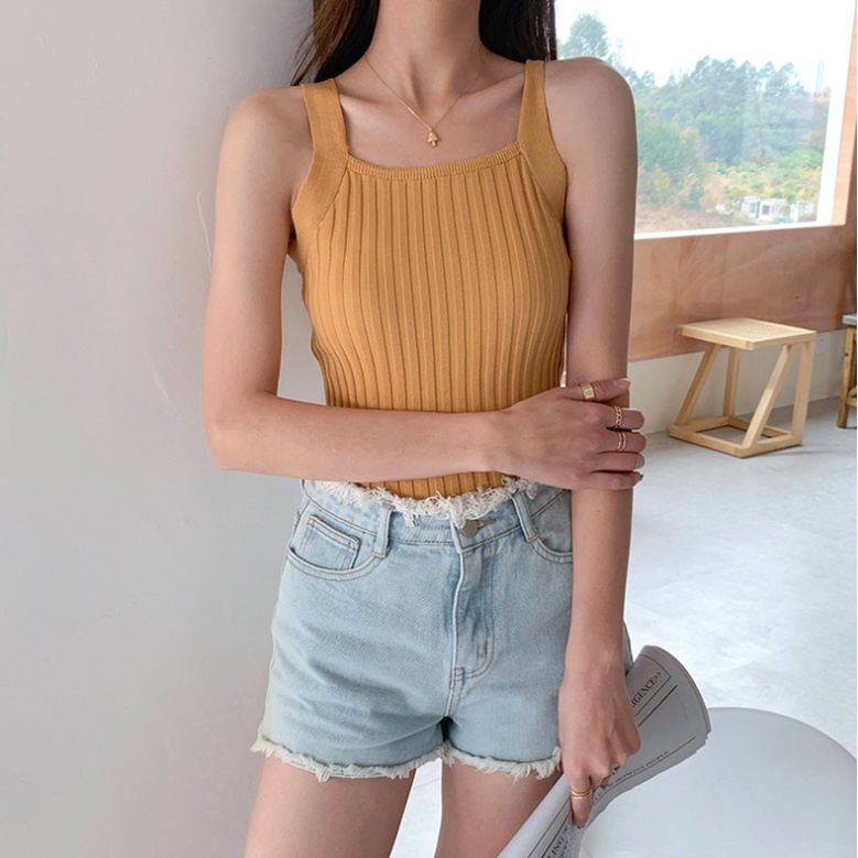 Áo thun ba lỗ nữ thời trang full màu