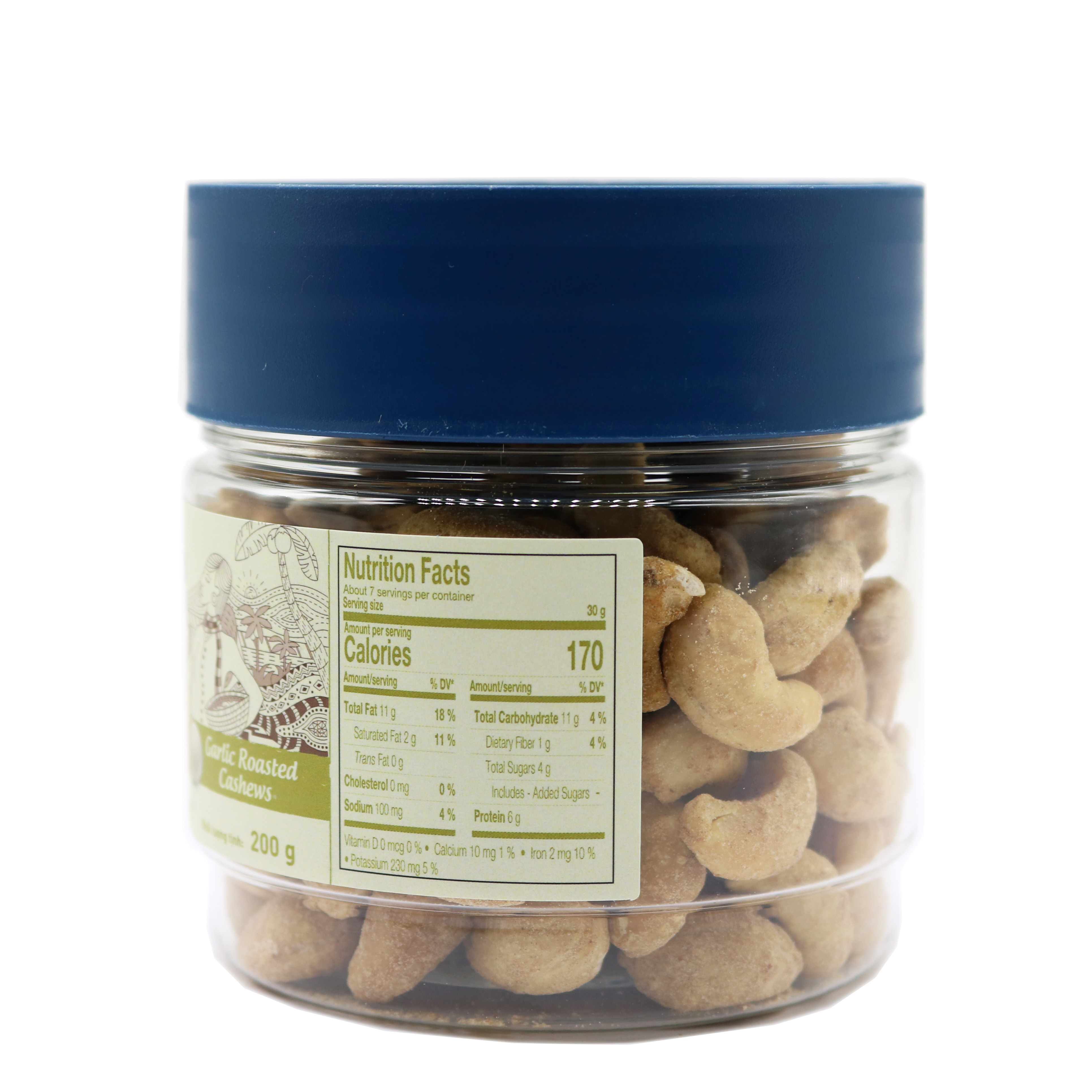 Hạt điều LAFOOCO vị tỏi hủ 200g
