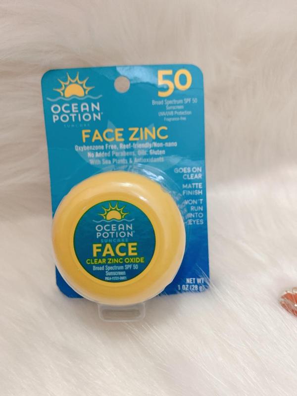Kem chống nắng Face Zinc SPF 50 Ocean Potion - Hàng Mỹ nhập khẩu