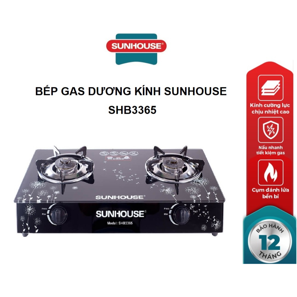 3365 new Sunhouse SHB 100% dual temperature gas stove brass burners, saving gas 12 months warranty