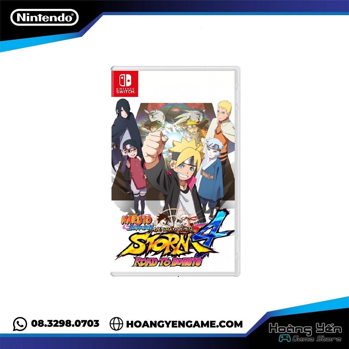 [HCM]Băng Game Naruto Storm 4 Road to Boruto Nintendo Switch