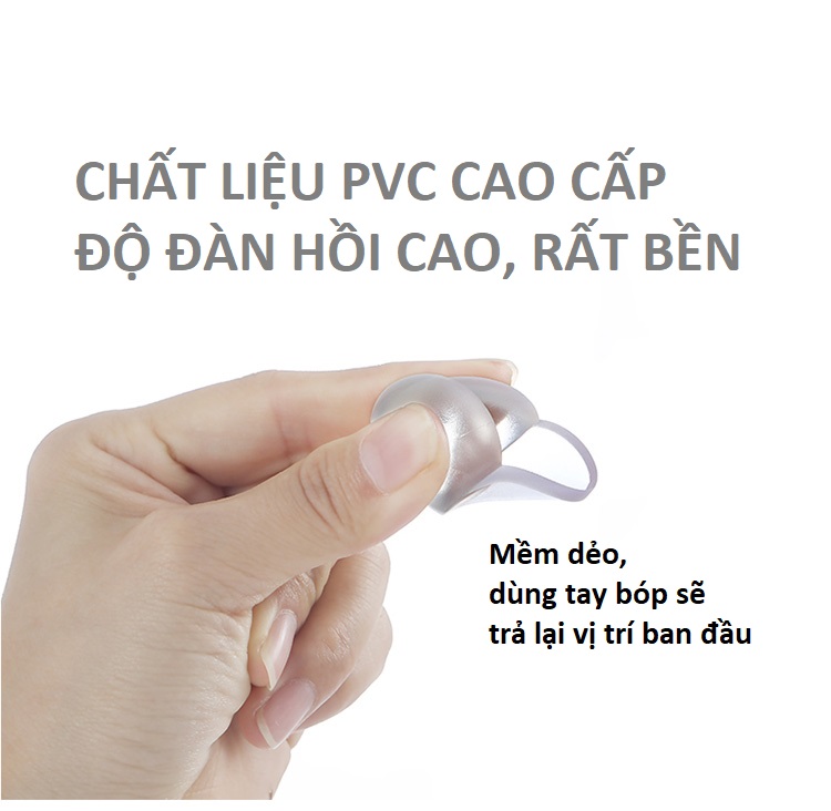 Bịt góc bàn, bịt cạnh silicon bàn an toàn cho bé