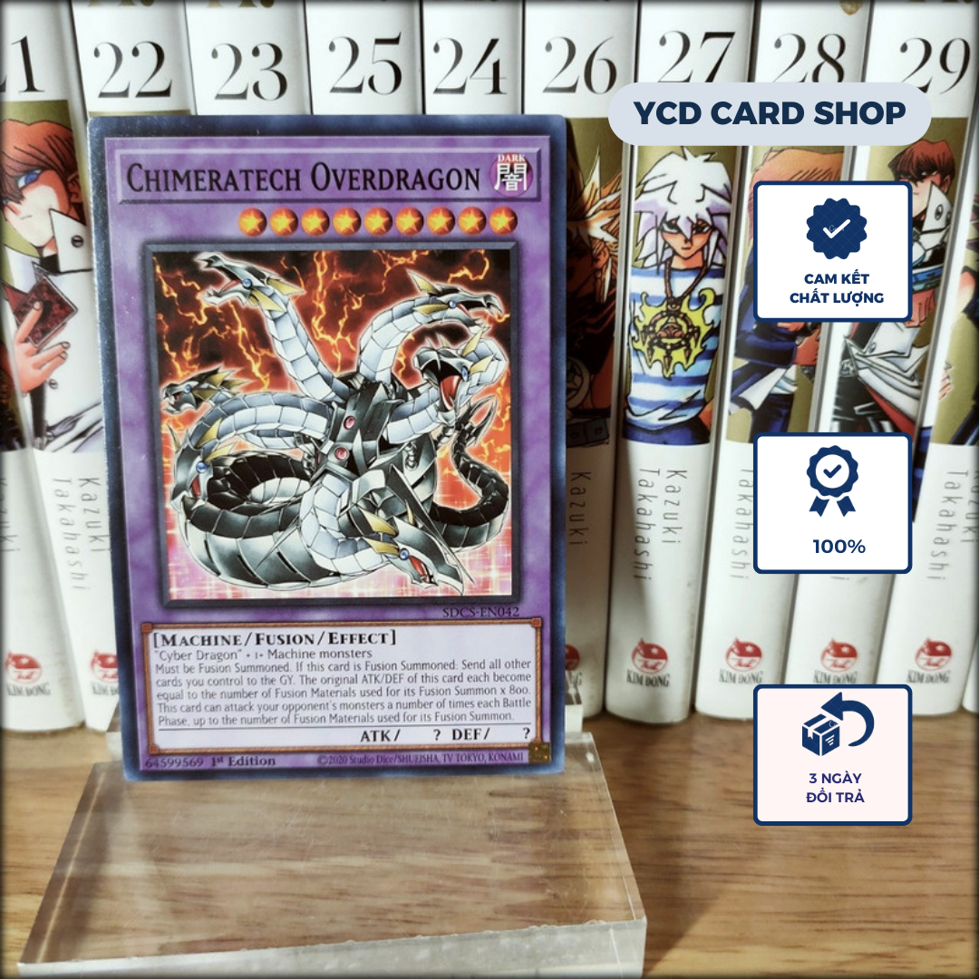 Thẻ bài yugioh chính hãng  Chimeratech Overdragon – Common
