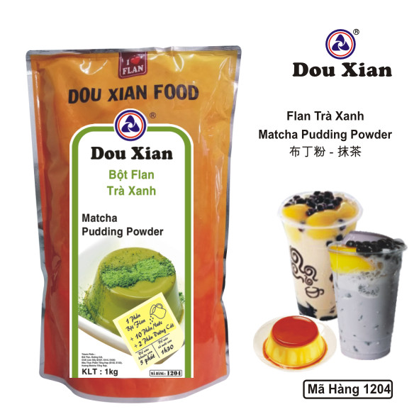 Bột bánh Flan - Pudding Dou Xian - Gói 1kg