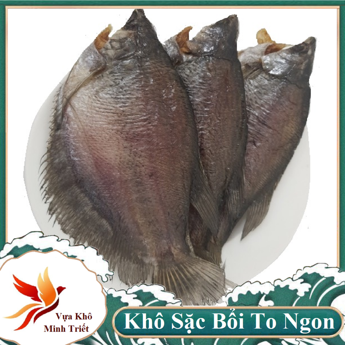 Khô cá sặc rằn U Minh, Con to làm quà (Loại 12 CON 1 KG)- TÚI 500GR VỰA KHÔ MINH TRIẾT