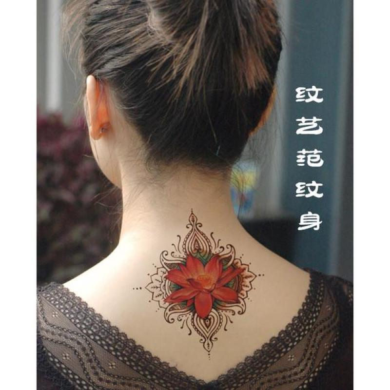 [HCM]Hình xăm dán tatoo hoa văn lưng kích thước 15 x 21 cm - miếng dán hình xăm đẹp dành cho nữ