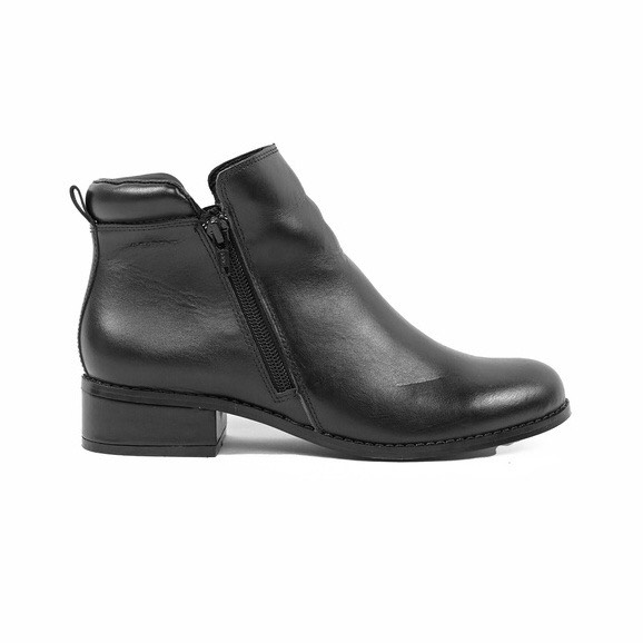 Giầy bốt nữ da thật cao 3cm hàng vnxk